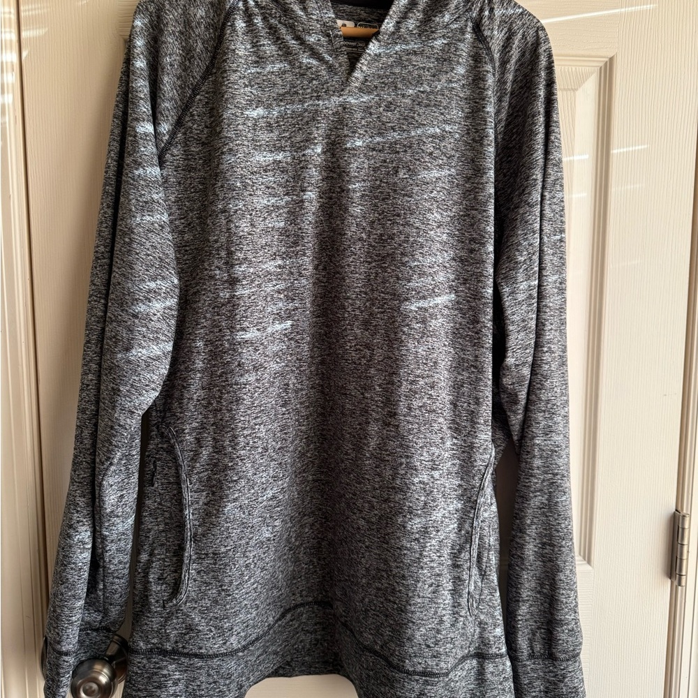 Russell Athletic Black and White Dri-Power Hoodie